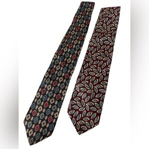 Christian Dior Monsieur Lot of 2 Mens Neckties